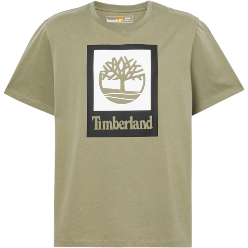 Oblečenie Muž Tričká s krátkym rukávom Timberland 227460 Zelená