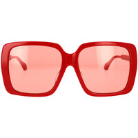 Hodinky & Bižutéria Slnečné okuliare Gucci Occhiali da Sole  GG0567SAN 005 Červená