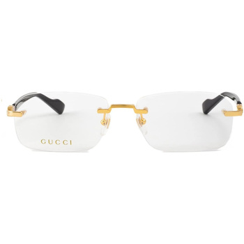 Hodinky & Bižutéria Slnečné okuliare Gucci Occhiali da Vista  GG1221O 001 Zlatá