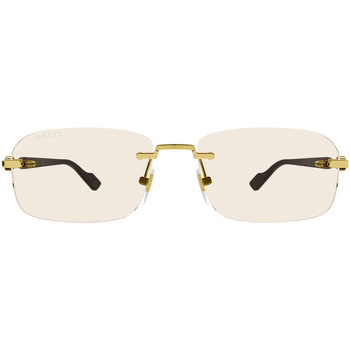 Hodinky & Bižutéria Muž Slnečné okuliare Gucci Occhiali da Sole  GG1221S 005 Zlatá