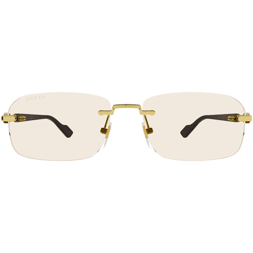 Hodinky & Bižutéria Muž Slnečné okuliare Gucci Occhiali da Sole  GG1221S 005 Zlatá