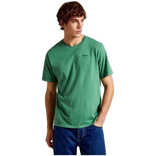 Oblečenie Muž Tričká s krátkym rukávom Pepe jeans CAMISETA HOMBRE JACKO   PM508664 Zelená