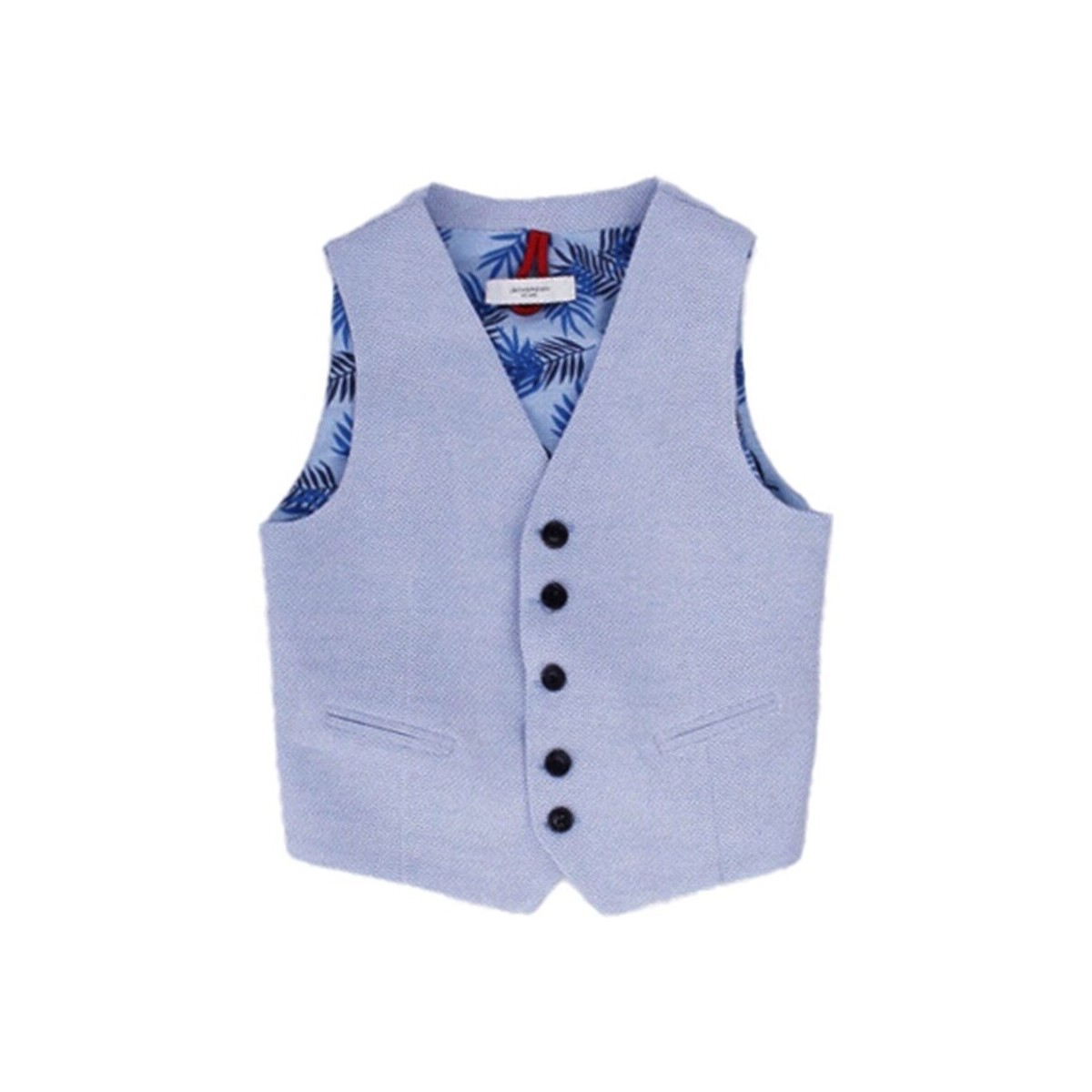 Oblečenie Deti Spoločenské vesty k oblekom Jeckerson J3909 Modrá
