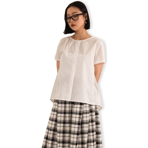 Oblečenie Žena Blúzky Wendykei Shirt 220659 - White Biela