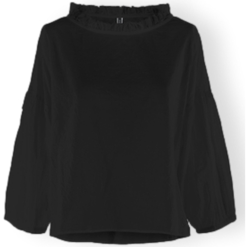 Oblečenie Žena Blúzky Wendykei T-Shirt 221153 - Black Čierna