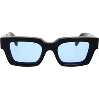 Hodinky & Bižutéria Slnečné okuliare Off-White Occhiali da Sole  Virgil 11040 Logo Argento Čierna