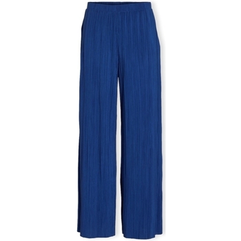 Vila Noos Trousers Plise  - True Blue Modrá