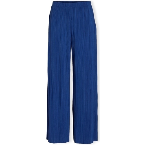 Oblečenie Žena Nohavice Vila Noos Trousers Plise  - True Blue Modrá