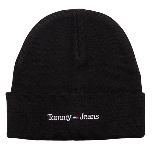 Textilné doplnky Čiapky Tommy Jeans SPORT BEANIE Čierna