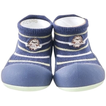 Topánky Deti Detské papuče Attipas Hedgehog - Navy Modrá