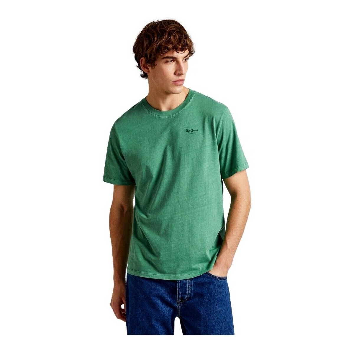 Oblečenie Muž Tričká s krátkym rukávom Pepe jeans CAMISETA HOMBRE JACKO   PM508664 Zelená