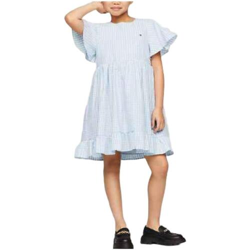 Oblečenie Dievča Šaty Tommy Hilfiger  Modrá