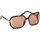 Hodinky & Bižutéria Slnečné okuliare Tom Ford Occhiali da Sole  Solange-02 FT1089/S 52E Hnedá