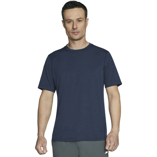 Oblečenie Muž Tričká s krátkym rukávom Skechers GO DRI Charge Tee Modrá