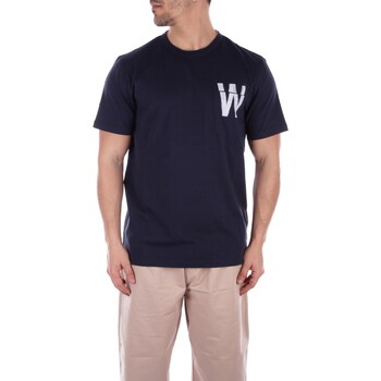 Oblečenie Muž Tričká s krátkym rukávom Woolrich CFWOTE0122MRUT2926UT2926 Modrá