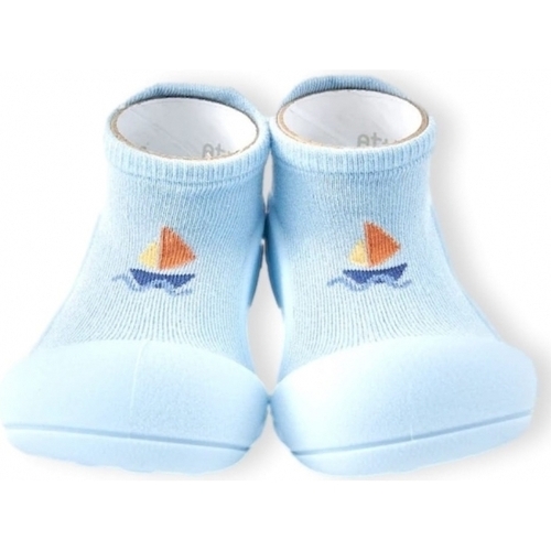 Topánky Deti Detské papuče Attipas Yacht - Sky Blue Modrá