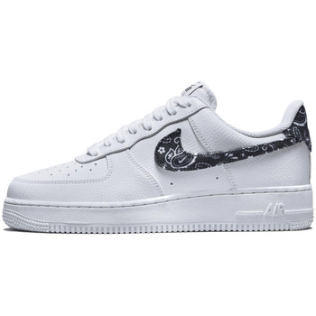 Topánky Turistická obuv Nike Air Force 1 Low Essential White Black Paisley Biela