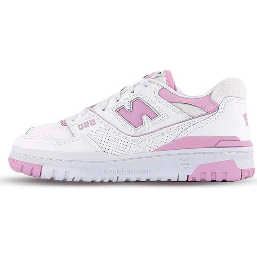 Topánky Turistická obuv New Balance 550 White Bubblegum Pink Biela