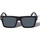 Hodinky & Bižutéria Slnečné okuliare Off-White Occhiali da Sole  Lawton 11007 Čierna