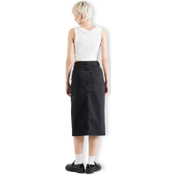 Only Noos Bianca Midi Skirt - Washed Black Čierna