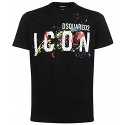 Oblečenie Mikiny Dsquared T-Shirt Icon Homme noir Čierna