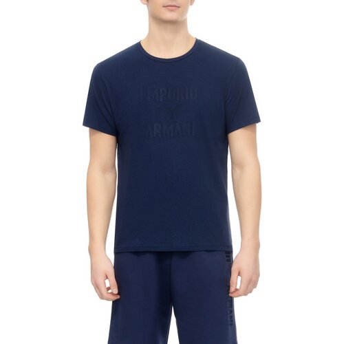 Oblečenie Muž Tričká s krátkym rukávom Emporio Armani 211818 4R485 Modrá