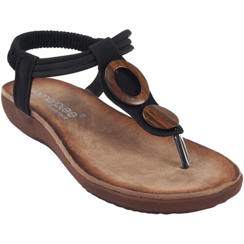 Topánky Žena Univerzálna športová obuv Amarpies Sandalia señora  17063 abz negro Čierna