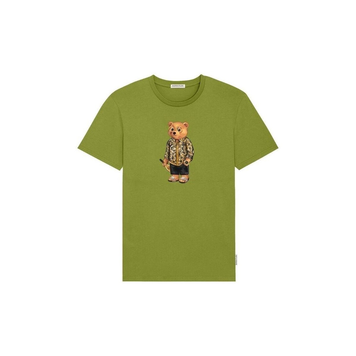 Oblečenie Muž Tričká s krátkym rukávom Baron Filou THE GOLDEN GLIDER Zelená