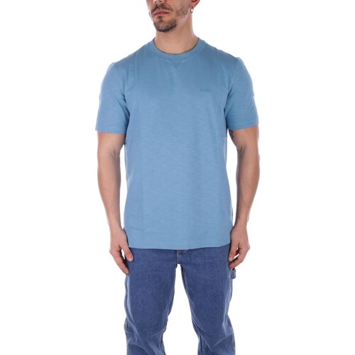 Oblečenie Muž Tričká s krátkym rukávom BOSS 50511158 Modrá