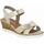 Topánky Žena Sandále Remonte R6252 Zlatá