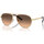 Hodinky & Bižutéria Slnečné okuliare Prada Occhiali da Sole  PRA54S VAF50C Zlatá