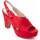 Topánky Žena Sandále Leindia 88196 Červená