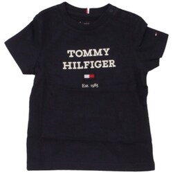 Oblečenie Chlapec Tričká s krátkym rukávom Tommy Hilfiger KB0KB08671 Čierna