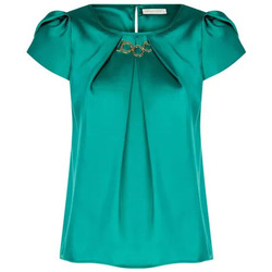 Oblečenie Žena Košele a blúzky Rinascimento CFC0117923003 Peacock Green