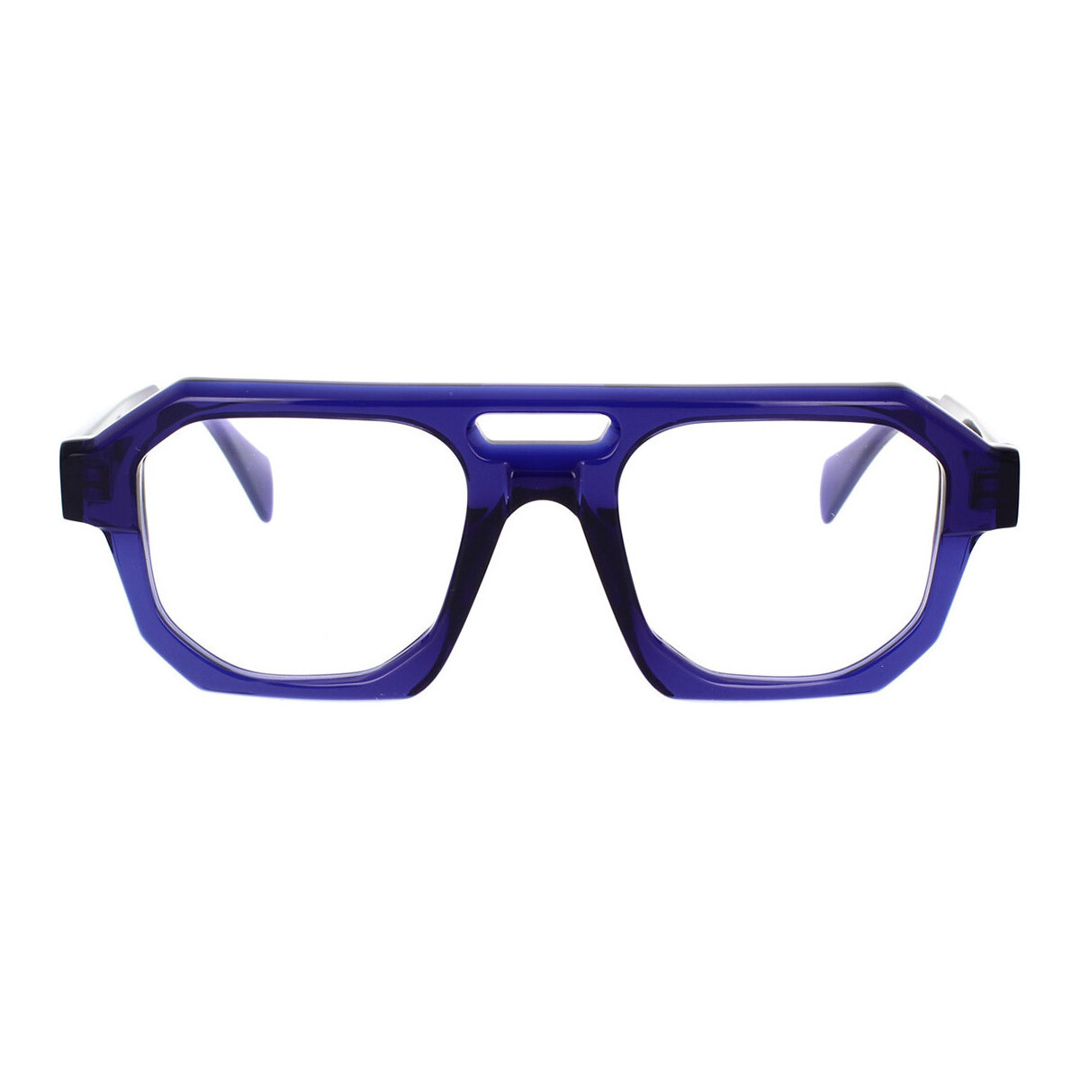 Hodinky & Bižutéria Slnečné okuliare Kuboraum Occhiali Da Vista  K33 DB-OP Modrá