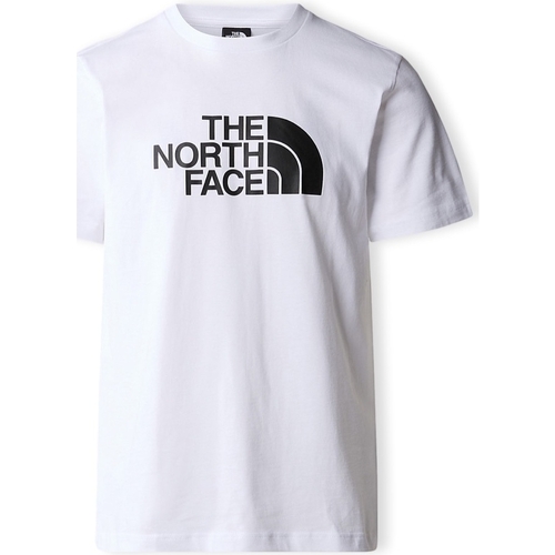 Oblečenie Muž Tričká a polokošele The North Face Easy T-Shirt - White Biela