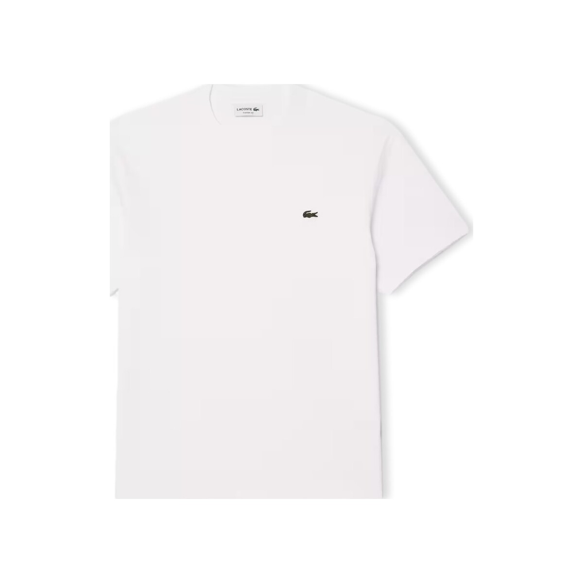 Oblečenie Muž Tričká a polokošele Lacoste Classic Fit T-Shirt - Blanc Biela