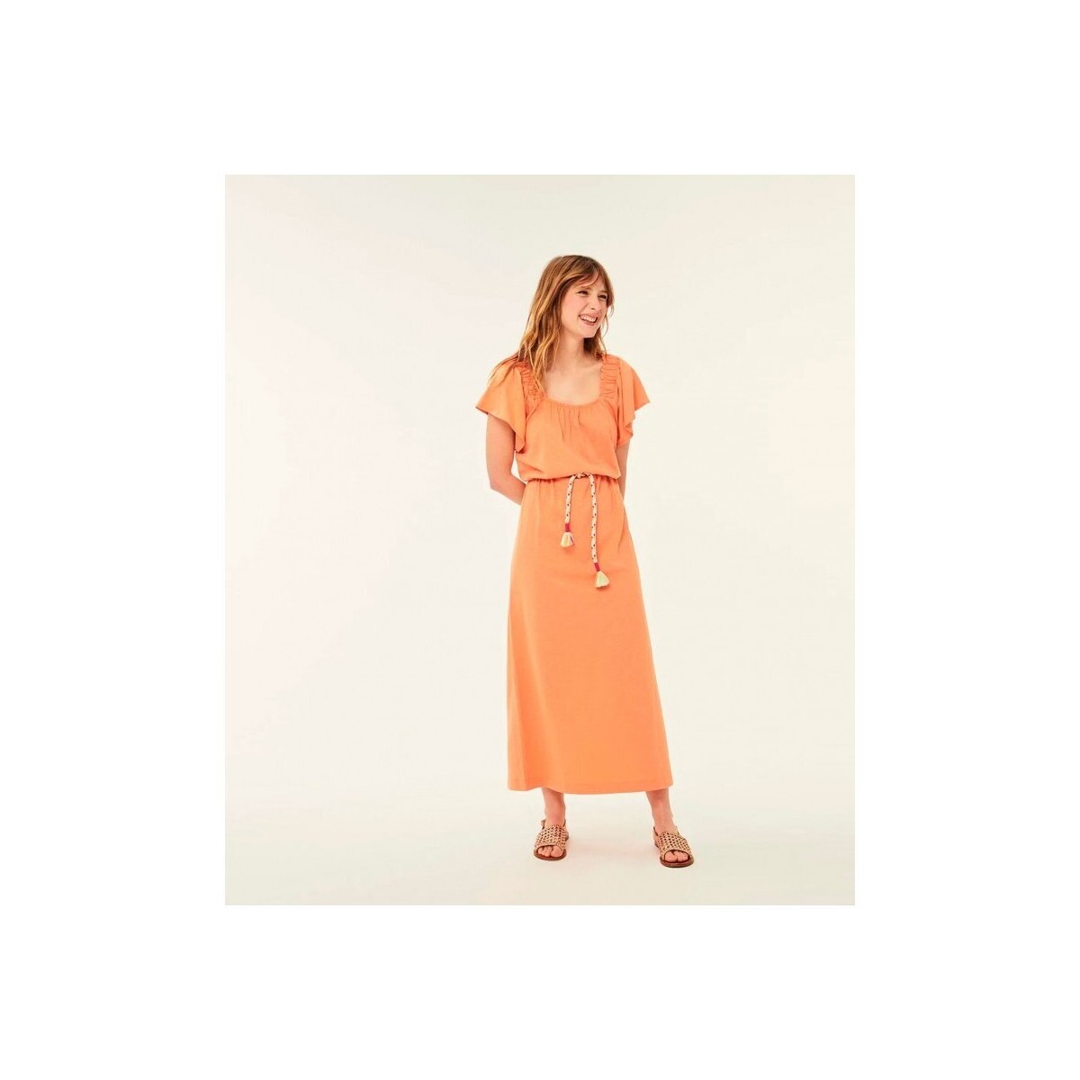 Oblečenie Žena Šaty Des Petits Hauts  Oranžová