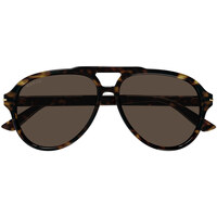 Hodinky & Bižutéria Slnečné okuliare Gucci Occhiali da Sole  GG1443S 003 Hnedá