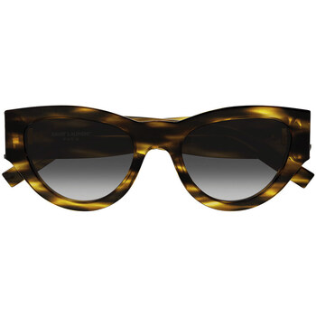 Hodinky & Bižutéria Žena Slnečné okuliare Yves Saint Laurent Occhiali da Sole Saint Laurent SL M94 005 Hnedá
