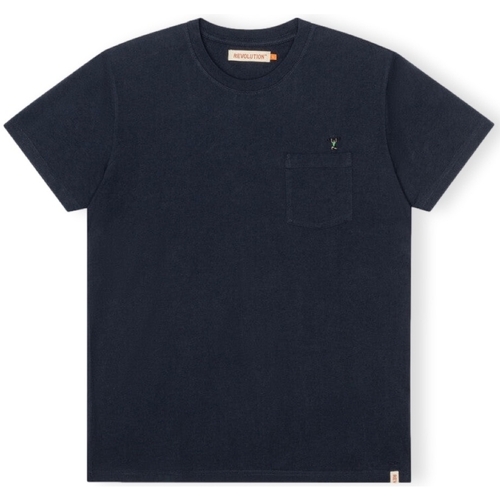 Oblečenie Muž Tričká a polokošele Revolution T-Shirt Regular 1341 WEI - Navy Modrá