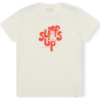 Oblečenie Muž Tričká a polokošele Revolution T-Shirt Regular 1344 SUF - Off White Oranžová