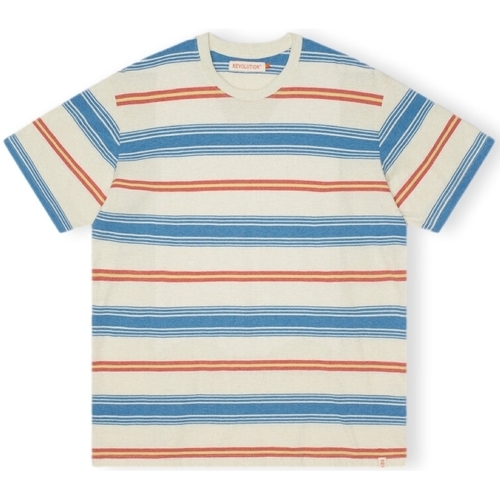 Oblečenie Muž Tričká a polokošele Revolution T-Shirt Loose 1363 - Blue Viacfarebná