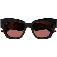 Hodinky & Bižutéria Slnečné okuliare Gucci Occhiali da Sole  GG1422S 005 Čierna