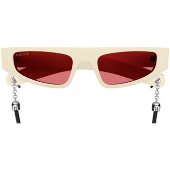 Hodinky & Bižutéria Slnečné okuliare Gucci Occhiali da sole  GG1634S 007 con Laccio Čierna