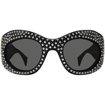 Hodinky & Bižutéria Žena Slnečné okuliare Gucci Occhiali da Sole  GG1463S 005 Čierna