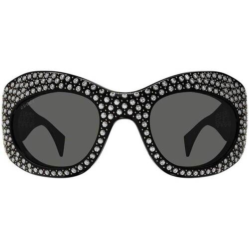 Hodinky & Bižutéria Žena Slnečné okuliare Gucci Occhiali da Sole  GG1463S 005 Čierna