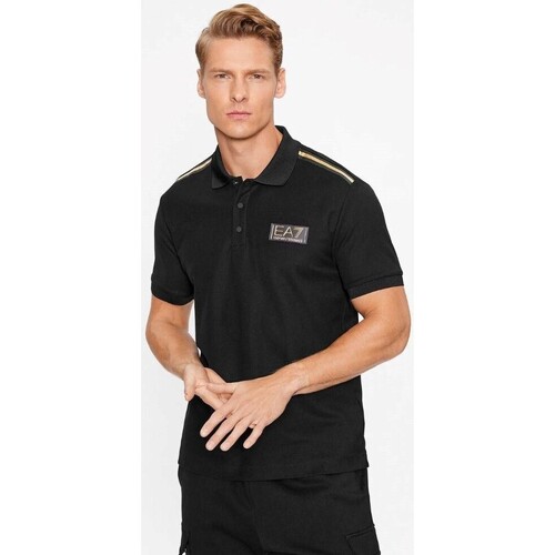 Oblečenie Muž Tričká s krátkym rukávom Emporio Armani EA7 6RPF10 PJRYZ Čierna