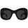 Hodinky & Bižutéria Slnečné okuliare Gucci Occhiali da Sole  GG1463S 001 Čierna