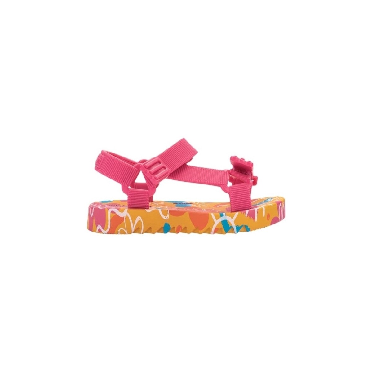 Topánky Deti Sandále Melissa MINI  Playtime Baby Sandals - Yellow/Pink Ružová